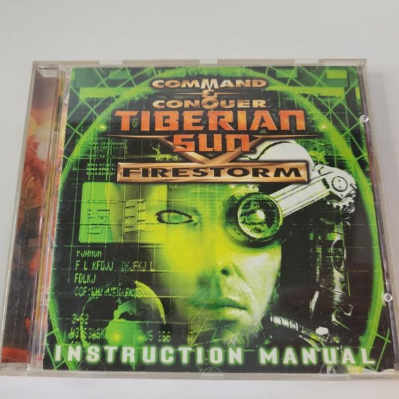 Command and Conquer Tiberian Sun Firestorm PC Win 95 Win 98 Video Game CD Rom - Picture 1 of 5